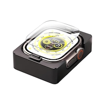 Apple Watch Uyumlu Pmma Full Koruma Ekran Koruyucu, Otomatik Hizalama Aparatlı, Kolay Kurulum, Darbe Ve Çizilmelere Dayanıklı Ultra Şeffaf Koruma Filmi Watch Film 38 Mm Çok Renkli