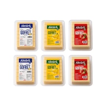 Aktürk Gofret Vanilyalı 475 Gr Ve Çilek Ve Muz Kremalı 430 Gr 6 Lı Karma Paket