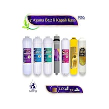 Tüm Kapalı Kasalara Uyumlu Ph8 - B 12 Filtre Destekli 7'li Filtre