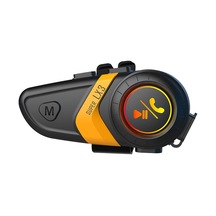 Hallow Super LX3 Bluetooth 5.0 Motosiklet İnterkom Sarı