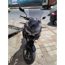 Zeus Motor 2015-2016 Honda Vfr 800 X Crossrunner Uyumlu Uzun Ön Cam Açık Füme