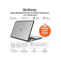 Macbook Pro 16.2 İnç Kılıf A2485 A2780 A2991 A3403 A3186 A3428 A3429 Uyumlu Rugged Armor Shockproof Tpu Bumper Sert Kapak Darbe Korumalı Hard Case Şeffaf