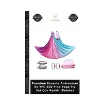 Premium Esneme Antrenman Ev Yfc-600 Pınk Yoga Fly Set Çok Renkli Pembe