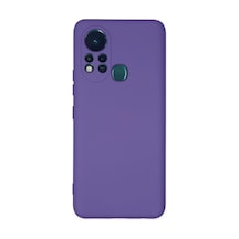 İnfinix Hot 11s Kılıf Nano İçi Kadife Silikon - Mor -