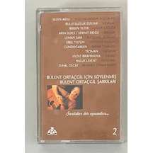 Bülent Ortaçgil Için Söylenmiş Bülent Ortaçgil Şarkıları 2 Kaset Orjinal Dönem Baskı