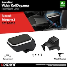 Life Renault Megane 3 Abs Vidalı Kol Dayama Kolçak Gri 2012-2016 A+kalite