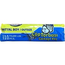 Ögem Dev Battal Boy Çöp Torbası Mavi 75X90Cm 10Lu
