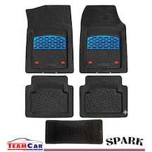 Spark Safir 4d Havuzlu Paspas Siyah Krom Mavi