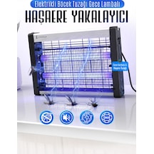 Led Sivrisinek Öldürücü Lamba Elektrikli Böcek Tuzağı Gece Lambalı Haşere Yakalayıcı