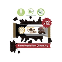 Milat Krema Dolgulu Bitter Çikolata 12 25 G