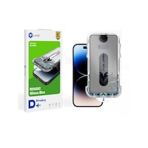 Lito D+ Uygulama Aparatlı Toz Filtreli Privacy Apple iPhone Uyumlu  15 Ekran Koruyucu