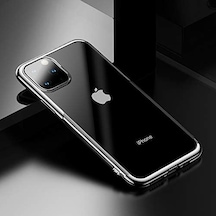 Shining, Cep Telefonu Kılıfı, Şeffaf/transparan - Gümüş/gri, 11 Pro Uyumlu, Tpu, Darbelere Karşı Koruyucu Telefon Kılıfı 50 x 22