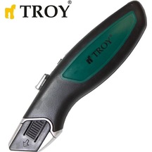 Troy 21606 Profesyonel Trapez Maket Bıçağı, 2 Yedek Bıçaklı