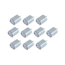 10 Adet 3V 12V Dc 130 Motor Tamamen Metal Gövde A Kalite 6 MM Mil