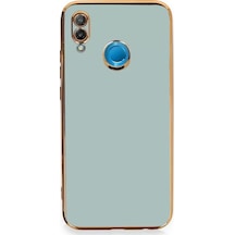Newface Huawei P20 Lite Kılıf Volet Silikon - Açık Yeşil