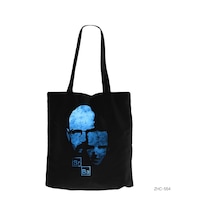 Breaking Bad Blue Sky Walt N Jesse Siyah Kanvas Bez Çanta