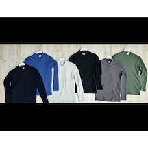 Waffel Bisiklet Yaka Triko 001