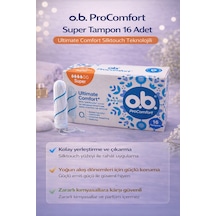 O.b. Procomfort Super Tampon 16lı 1 Paket Ultimate Comfort Silktouch Teknolojili