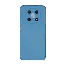 Huawei Nova Y90 Uyumlu Kılıf Nano İçi Kadife Silikon - Mavi
