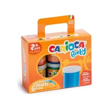 Baby Yıkanabilir Bebek Parmak Boyası 6 Renk X 80gr. Ko032 Çok Renkli