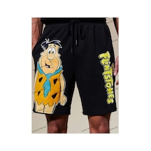 Tarzsokak Y2k Unisex Yaz Şort Bermuda Harajuka Anime Retro Kod-11456 Siyah