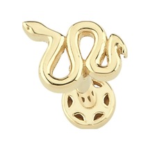 Altın Yılan Model Tragus Piercing As117pc Altınsepeti