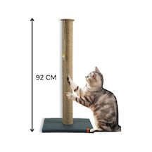 90 Cm Büyük Kedi Tırmalama Tahtası Catnipli Uzun Tırmalama Tahtası Minder Yüzey Lacivert