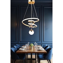 Melis Mini Ledli Gold Avize Gold