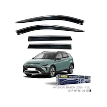 Cam Rüzgarlığı Niken Kromlu Hyundai Bayon 2021 Sonrası 4lü