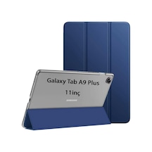 Samsung Galaxy Tab Uyumlu A9 Plus X210 X213 X215 X217 Kılıf Pu Deri Smart Standlı Case