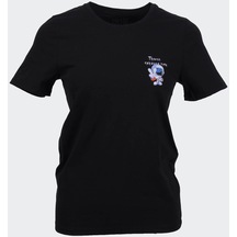Trender Kadın T-Shirt Siyah Astronot 24Yl71595018 01