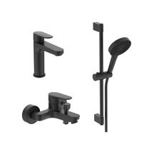 Ideal Standard Cerafine O 3 Lü Aplike Banyo Seti Mat Siyah 3 Parça bc554xg Bc500xg BD142XG Siyah