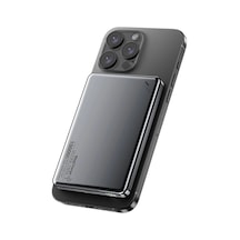 Newface - 777 - Pw560 10.000 Mah Dijital Göstergeli 20w Type-c Ve 15w Kablosuz Şarj Pd Hızlı Şarj - Glblseme - Magsafe Po Titanyum
