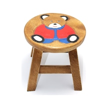 River World Büyük Boyutta Tabure Çocuklar İçin Kahverengi