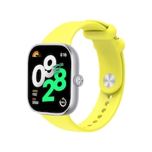 Xiaomi Redmi Watch 4 Uyumlu Kordon Yumuşak Silikon Yapılı Kordon