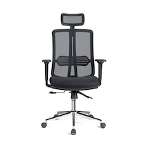 Velora Soft Ergonomik Ofis Sandalyesi, Fileli, Krom Ayaklı, Ayarlanabilir Başlıklı Çok Renkli