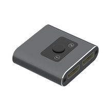 Kangvka 4k 60hz Dp Çift Yönlü Anahtarı - 1 Giriş 2 Çıkış/2 Giriş 1 Çıkış, Enerji Gerektirmeyen, Tek Tuşla Değiştir, Stabil Aktarım