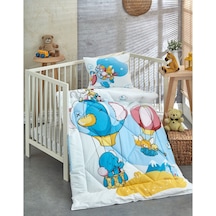 Komfort Home V12 %100 Pamuklu Silikon Elyaf Bebek Yorgan Seti