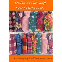 Özel Tasarım Tam Kılıflı Sıcak Su Torbası 1.8l Soğuk Kış Bel Sırt Karın Ağrı Ev Seyahat Pratik