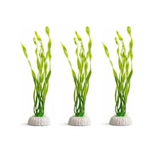 30 Cm Boyunda 3'lü Plastik Akvaryum Bitkisi Seti 1000'li Set