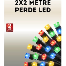 Mey İthalat Taşınabilir Pil İle Çalışan Led Işık - 2x2 Metre Perde Modeli