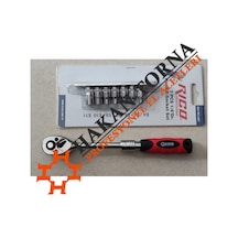 ARM 1/4 Uzatmalı Lokma cırcır Kolu ve Rico 1/4 E Lokma Takımı Set