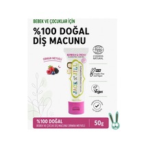 Jack N' Jill 50 Gr Organik Doğal Diş Macunu Orman Meyveli Florürsüz Ve Bpa İçermez