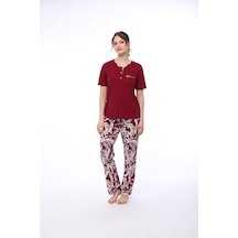 Pijadore 1424 Kadın Kısa Kollu Pijama Takım 001