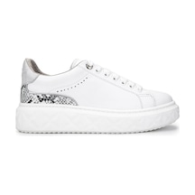 Tamer Tanca Kadın Hakiki Deri Beyaz Sneakers & Spor Ayakkabı 1063 2025 Bn Ayk Sk24-25 Beyaz Beyaz