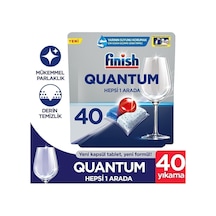 Quantum Hepsi Bir Arada Bulaşık Makinesi Deterjanı Kapsül Tablet 40 Adet