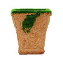 Yosunlu Kare Obje Yeşil