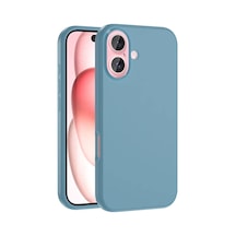 Apple iPhone Uyumlu 16 Kılıf M-safe Şarj Özellikli Sıvı Teknolojili Silinebilir Sert Zore Kivi Kapak