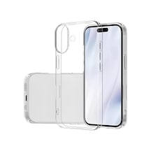 İphone 17 Uyumlu Şeffaf Silikon Telefon Kılıfı