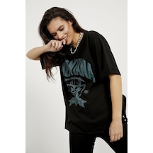 Blackjack Giyim Blackjackgiyim Siyah Montana Oversize Tshirt Siyah